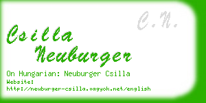 csilla neuburger business card
